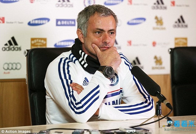 Serious: Jose Mourinho said that the club