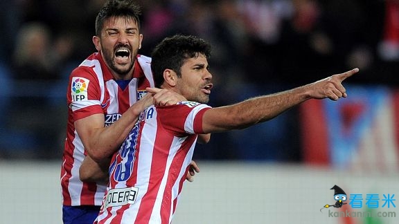 Diego Costa celeb Atletico vs GRanada