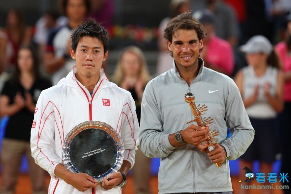 ATP排名:纳达尔领衔前8不变 锦织圭升第9日本第一人