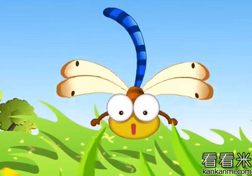 中国童话《小蜻蜓避雨的故事》