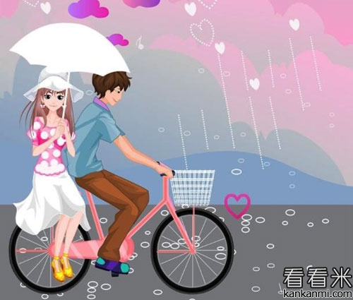 校园小故事《自行车上的单恋》