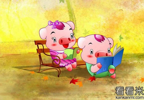 小猪看书的故事